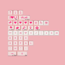 Load image into Gallery viewer, NP Pink valentine's day Keycaps

